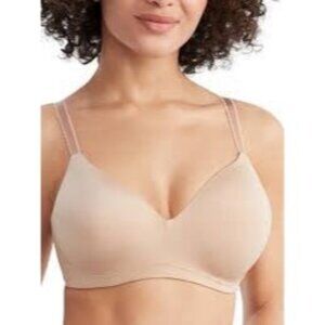 Bare Necessities The Favorite Wire-Free Smoothing Bra Geo Lace Hazel 40G NEW